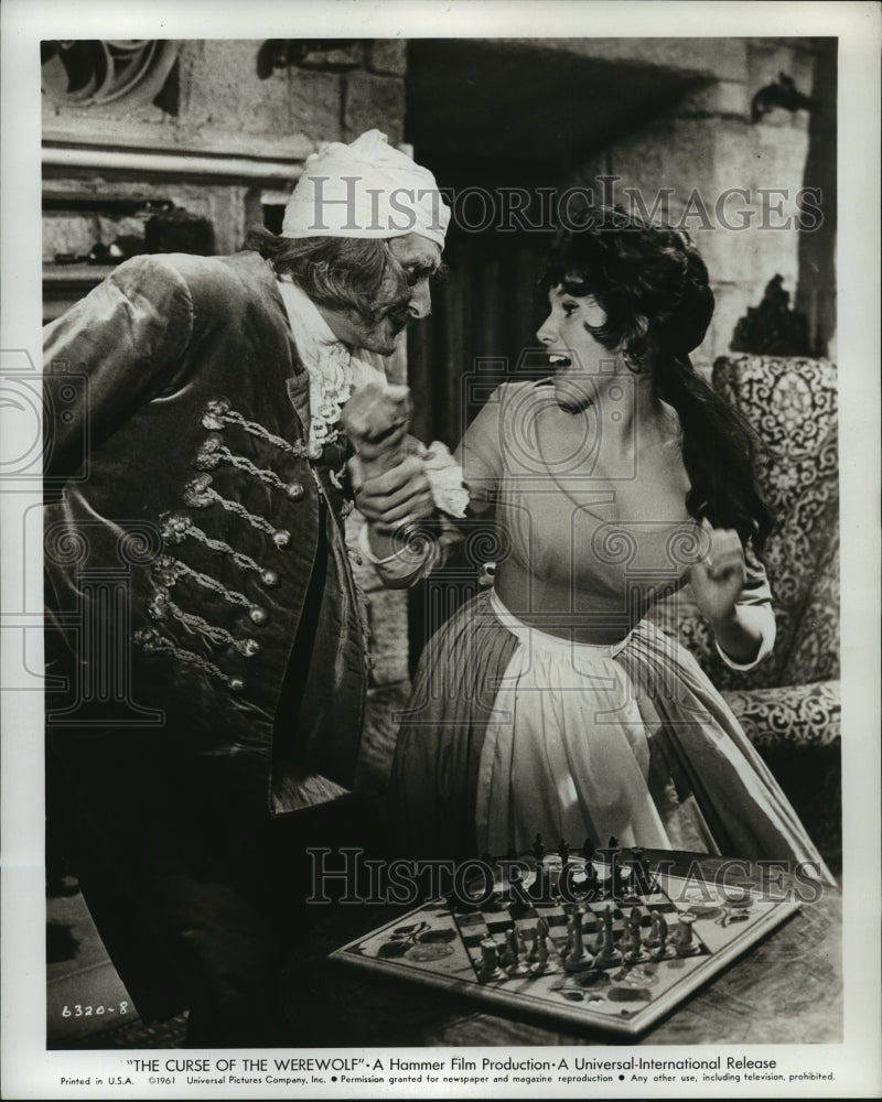 1961 Press Photo The Curse of the Werewolf  with Cliff Oliver - Historic Images