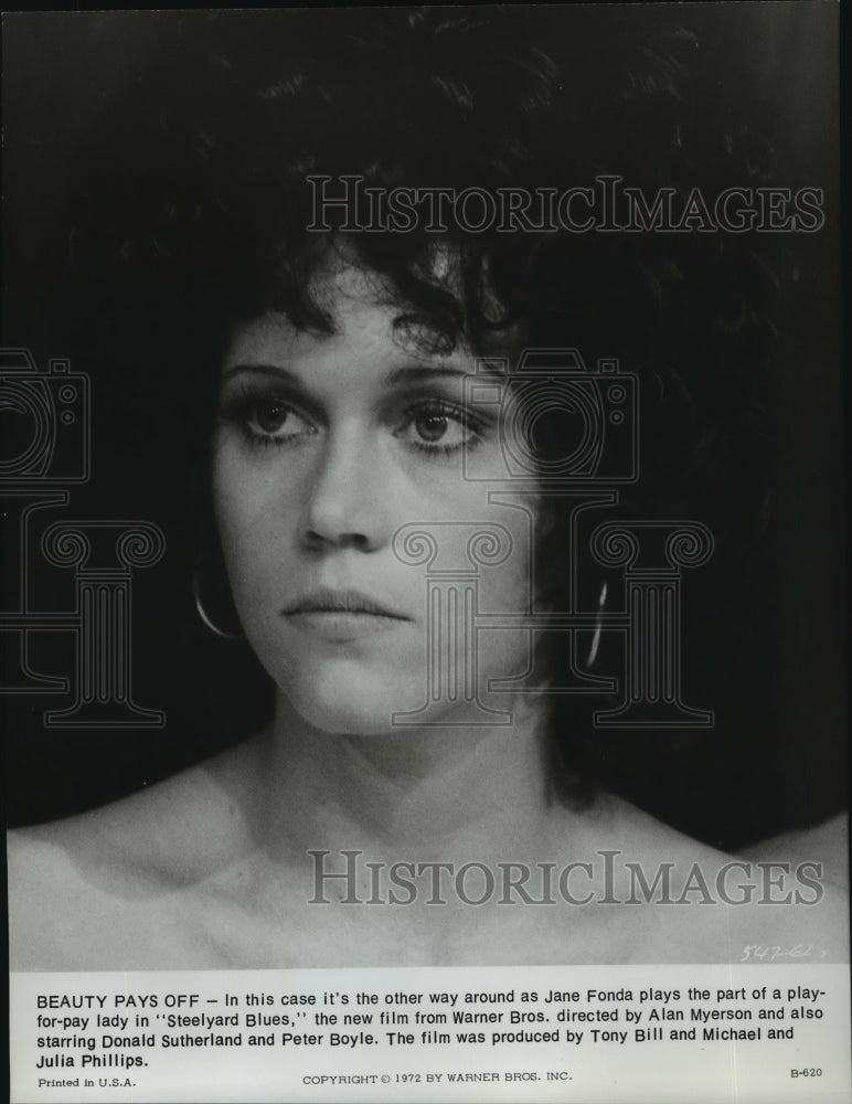 1973 Press Photo Steelyard Blues starring Jane Fonda - lfx03292 - Historic Images