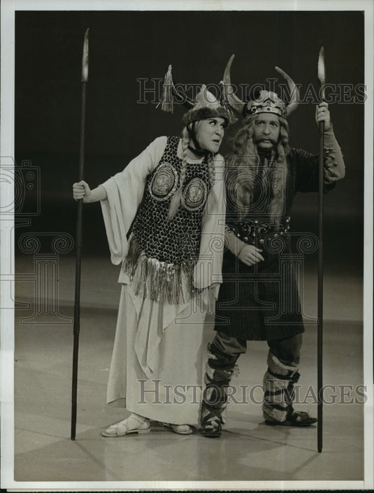 Actress Ruth Buzzi, Arte Johnson on "Rowan and Martin's Laugh - Historic Images