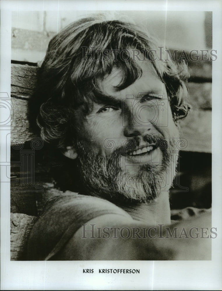 Press Photo Singer Kris Kristofferson - lfx03444 - Historic Images