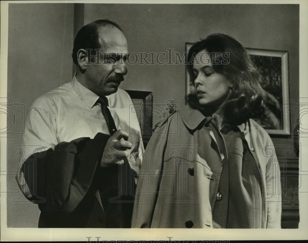 1968 Press Photo A Hatful of Rain with Sandy Dennis, Herschel Bernardi - Historic Images