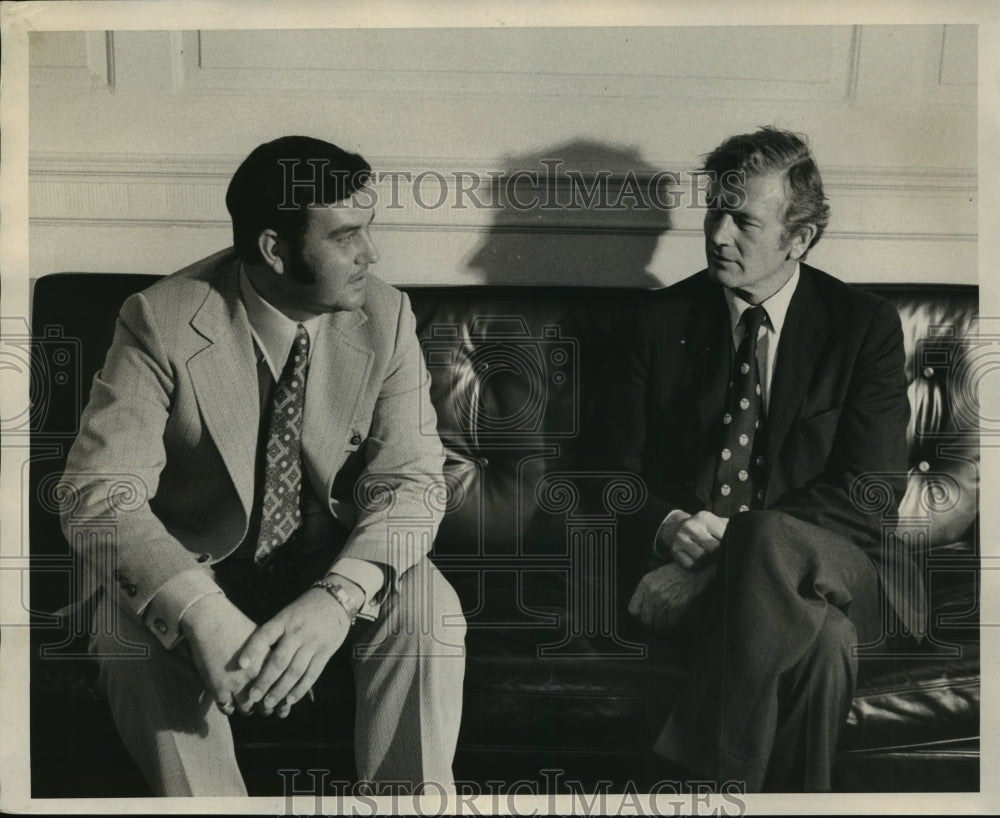 1971 Kenneth Gewitz, New York Mayor John Lindsay at City Hall - Historic Images