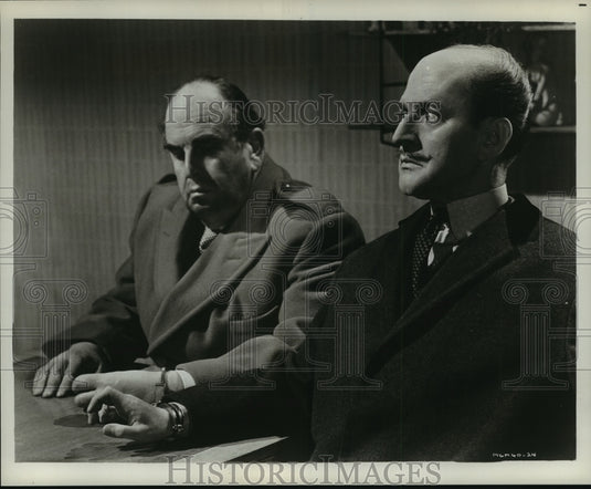 Tony Randall, Robert Morley in "The Alphabet Murders"  - Historic Images