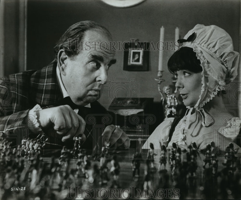 Actor Robert Morley, Pamela Franklin in &quot;Sinful Davey&quot;  - Historic Images