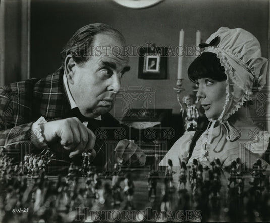 Actor Robert Morley, Pamela Franklin in "Sinful Davey"  - Historic Images