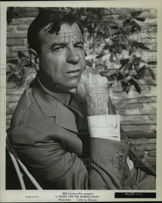 Actor Walter Matthau for "A Guide for the Married Man"  - Historic Images