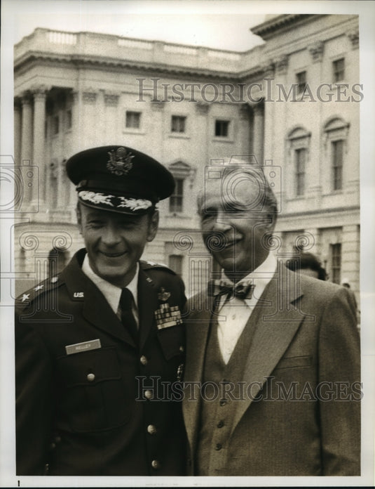 1978 Larry Linville, Jack Albertson on "Grandpa Goes to Washington" - Historic Images