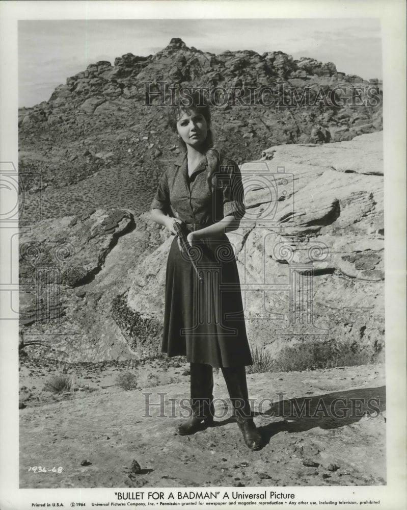 1964 Press Photo Ruta Lee starring in &quot;Bullet For A Badman&quot; - Historic Images