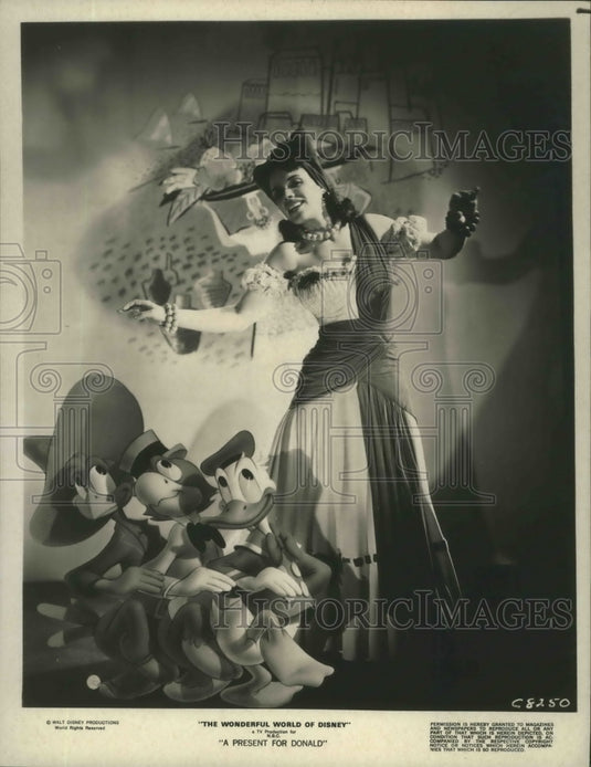 1972 Aurora Miranda in Disney's "A Present for Donald"  - Historic Images