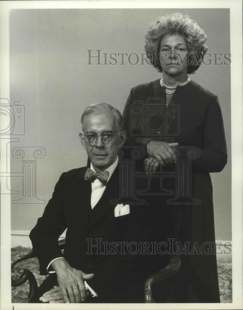 1979 Harry Morgan, Estelle Parsons in "Backstairs at the White House - Historic Images