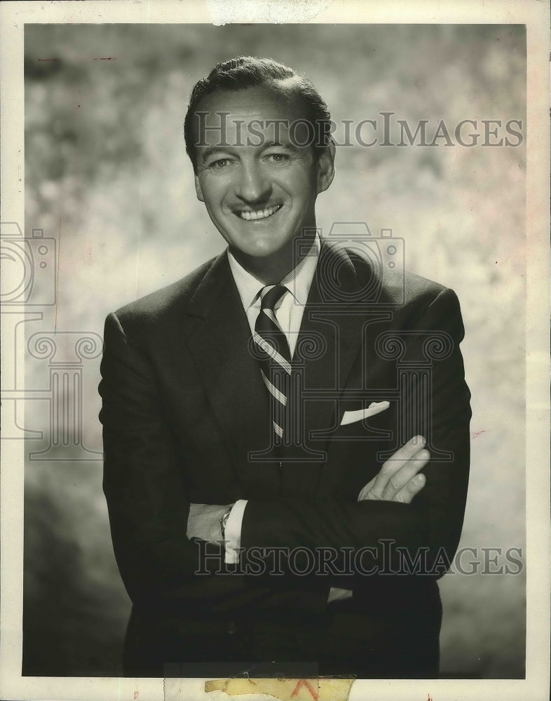 1963 Press Photo The David Niven Show starring David Niven on NBC - Historic Images