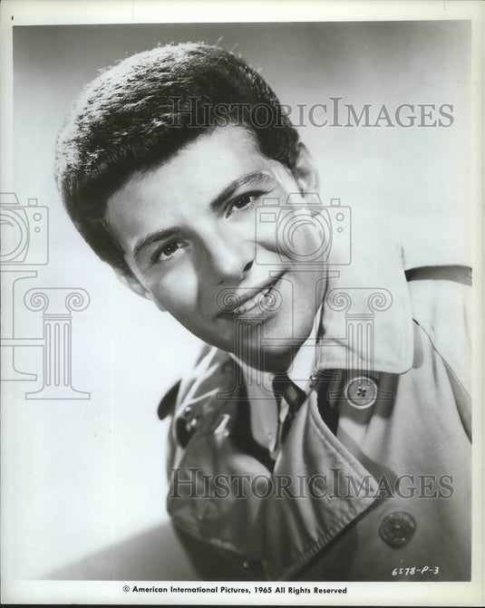 Singer actor Frankie Avalon for American International film - Historic Images