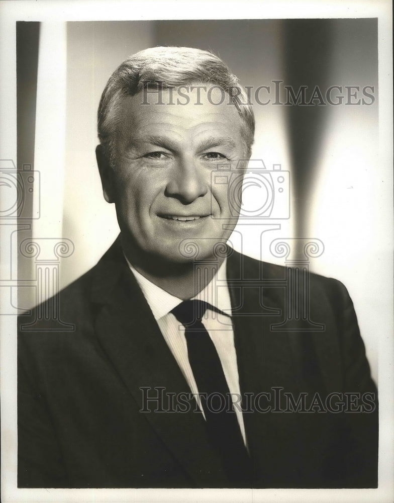 1967 Press Photo Our Place with guest star Eddie Albert on CBC TV - Historic Images