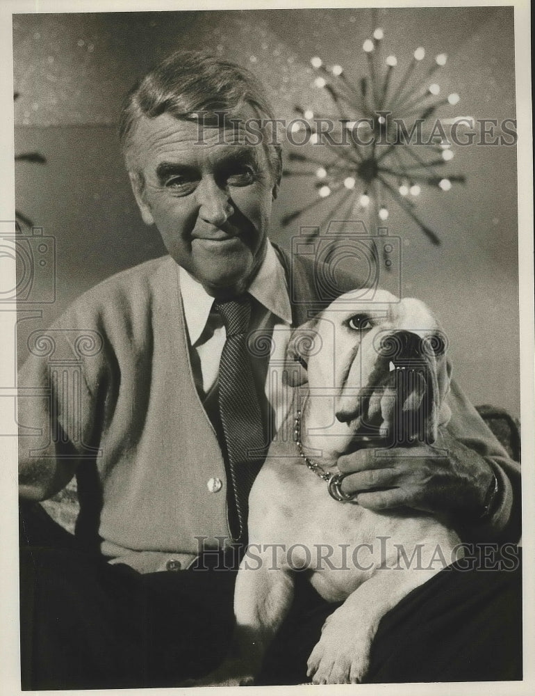 1972 Press Photo Jimmy Stewart host The Jimmy Stewart Show on NBC - Historic Images