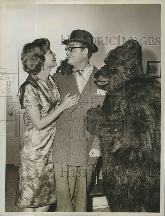 1961 Press Photo The Red Skelton Show & guest Marie Windsor - Historic Images