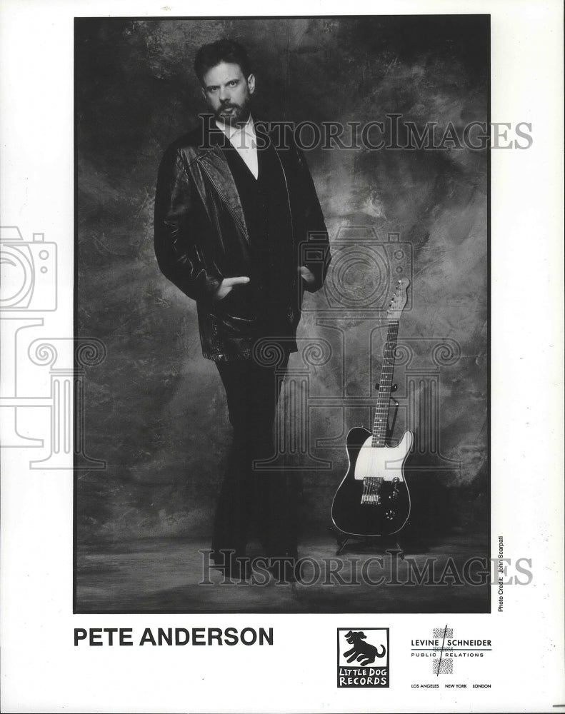 1995 Pete Anderson, guitarist, music producer, songwriter - Historic Images