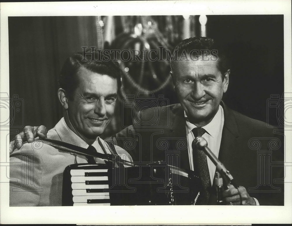 1969 Myron Floren guest star on &quot;The Lawrence Welk Show&quot;  - Historic Images