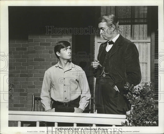 1954 Press Photo Scene in Universal's Civil War Adventure "Shenandoah" - Historic Images