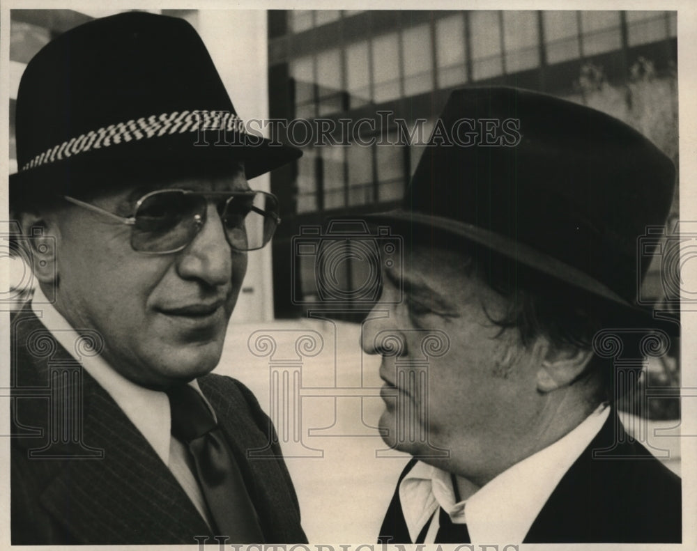 1975 Telly Savalas & Vincent Gardenia Star in "Kojak" on CBS Historic(01)