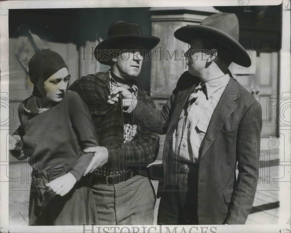 1926 Press Photo Scene from "Blackie Yesterday" Star Dorothy Revere & Matt Moore - Historic Images