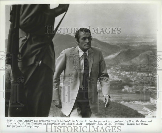 Scene from "The Chairman" Starring Gregory Peck  - Historic Images