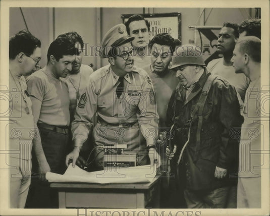 1957 Press Photo Phil Silvers as "Sgt. Bilko" - Historic Images