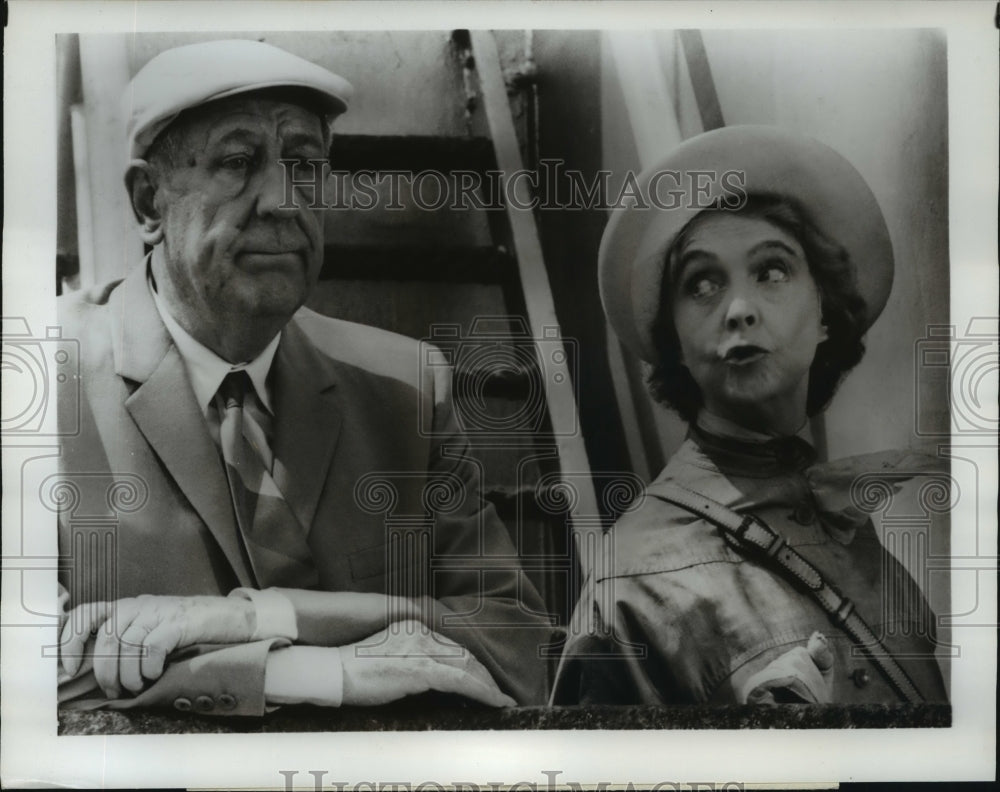 1971 Scene from &quot;The Comedians&quot; Starring Paul Ford &amp; Lillian Gish - Historic Images