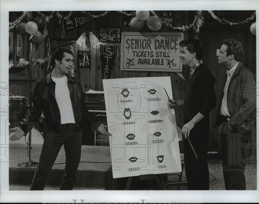 Scene from "Fonzie the Superstar" Starring Henry Winkler - Historic Images