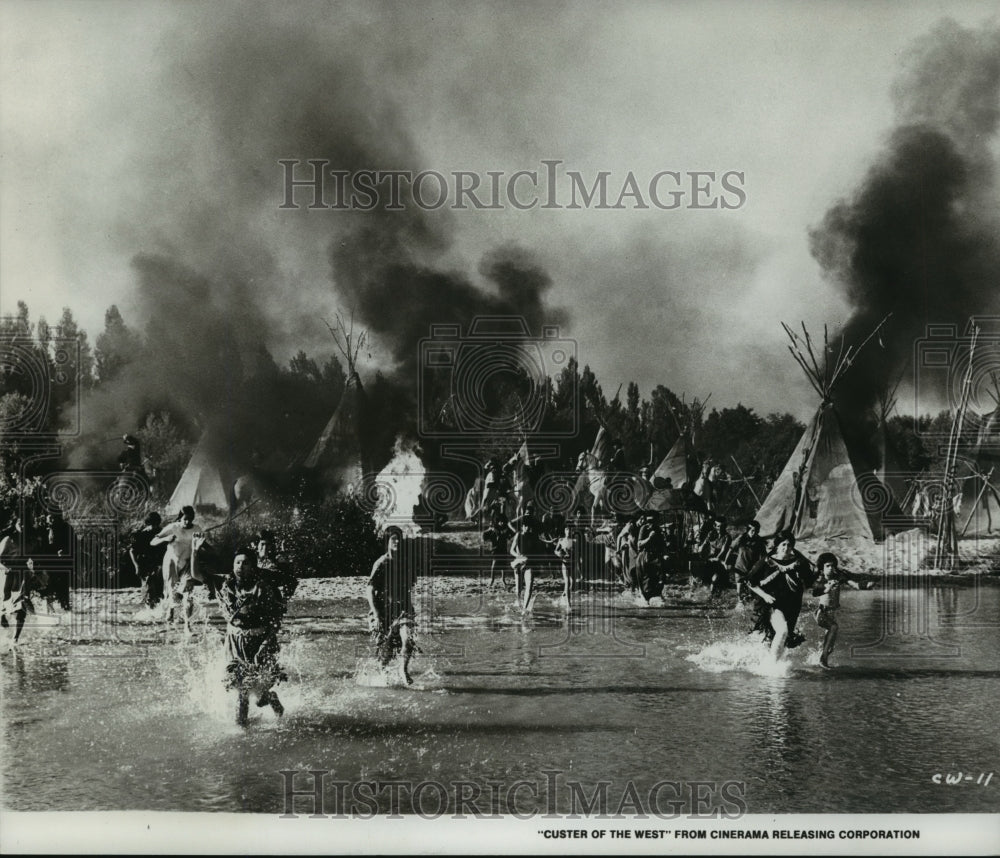 Press Photo Scene from "Custer Of The West" a Cinerama Release - Historic Images