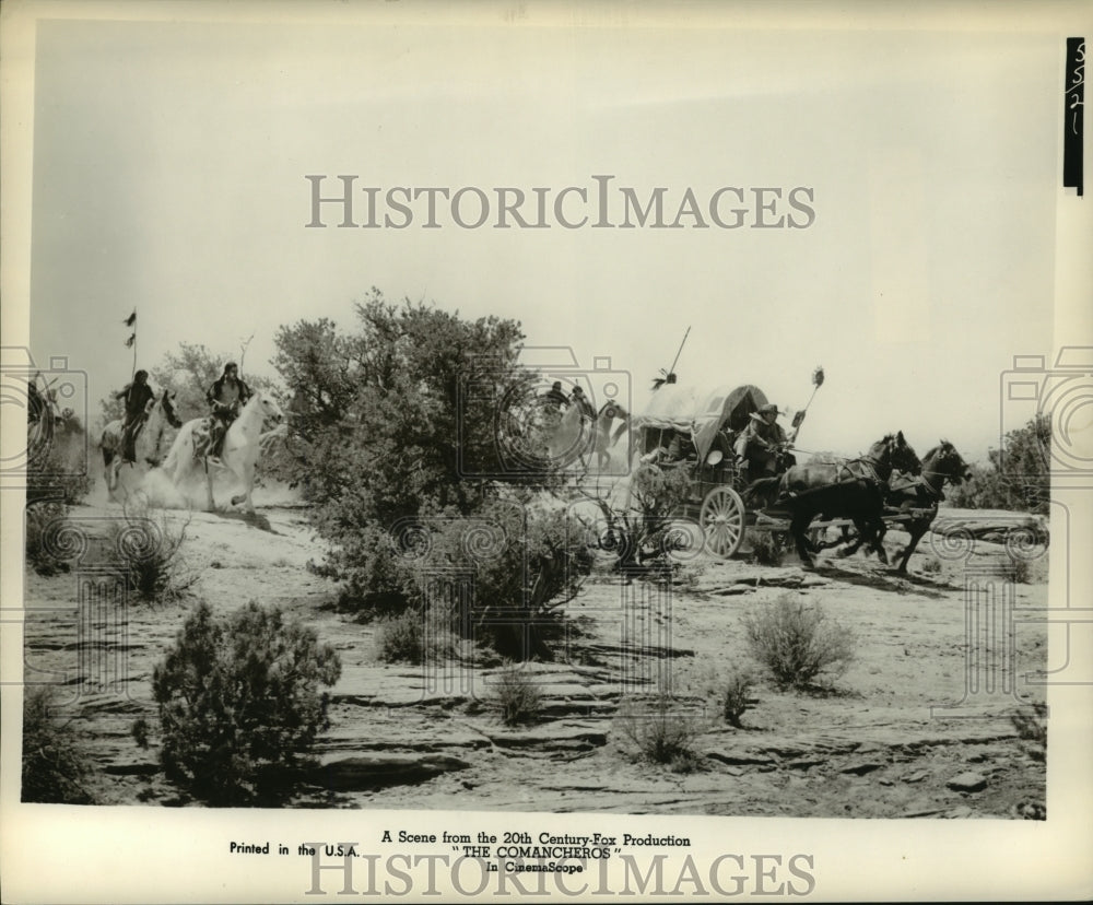 Scene from &quot;The Comancheros&quot;  - Historic Images