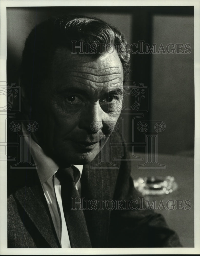 1962 Press Photo Barry Sullivan Guest Star in Drama &quot;House on Green Apple Road&quot; - Historic Images