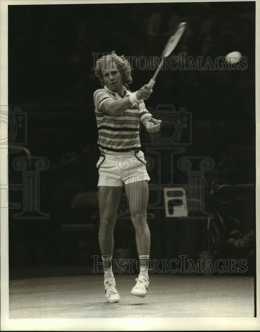 1981 Press Photo Vitas Gerulaitas in Action Against Ivan Lendi - Historic Images