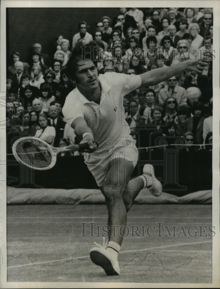 1971 Press Photo Marty Riessen Returns to Onny Parum During Men&#39;s Singles - Historic Images