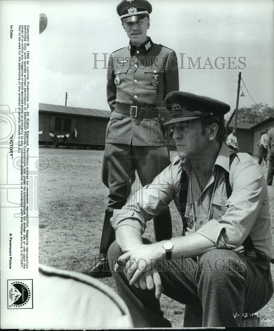Press Photo Scene from "Victory" Starring Sylvester Stallone & Michael Caine - Historic Images