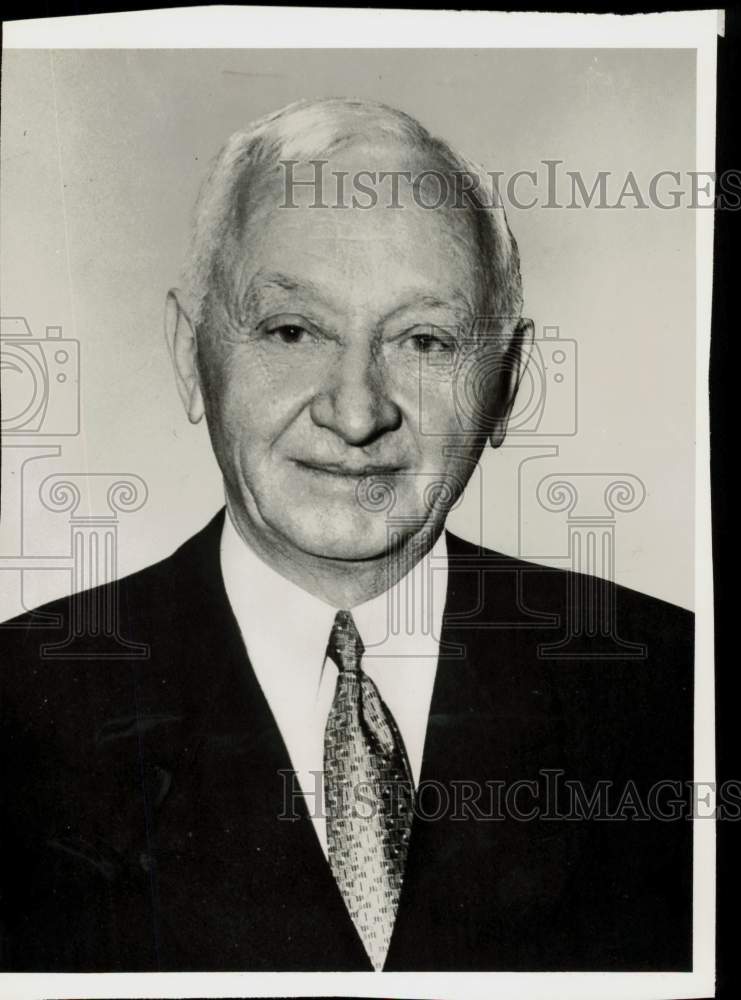 1955 Press Photo Cyrus Eaton Cleveland industrialist - lra00717 - Historic Images