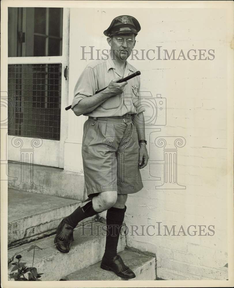 1978 Press Photo Jake Houston in military garb - lra24748- Historic Images