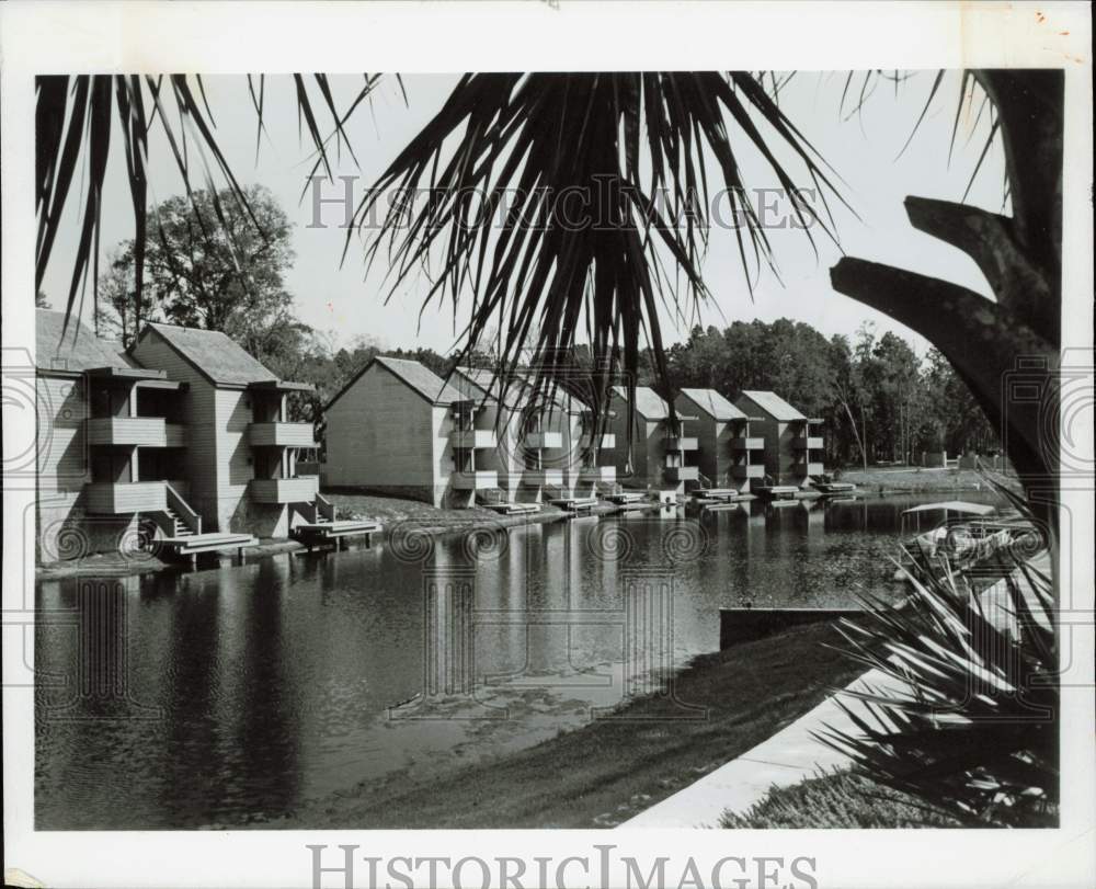 1987 Press Photo Vacation villas at Palmetto Dunes in Hilton Head, SC- Historic Images