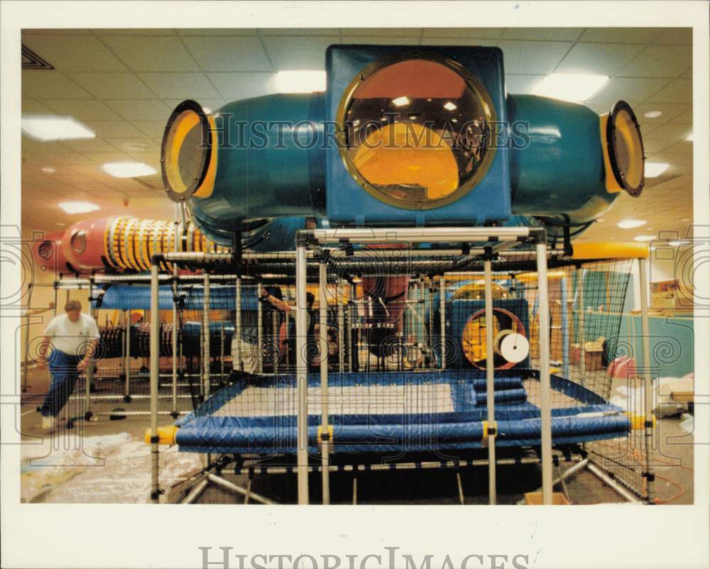 1992 Press Photo Children&#39;s playground inside Grand Casino in Hinckley- Historic Images