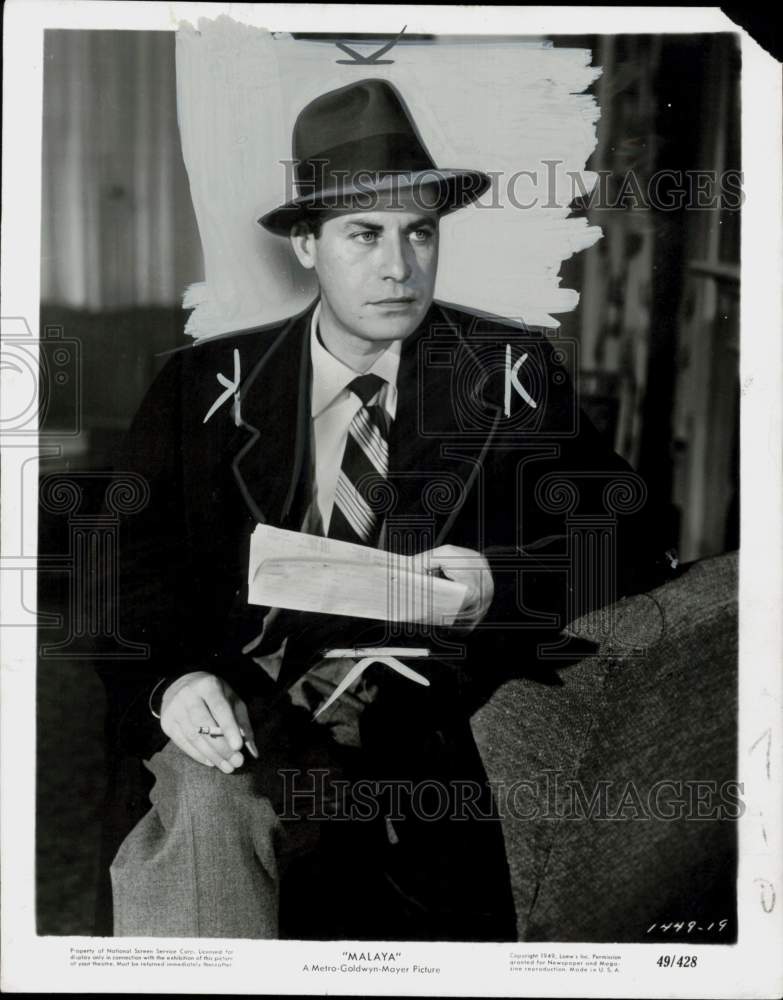 1950 Press Photo John Hodiak, actor - lra81960- Historic Images