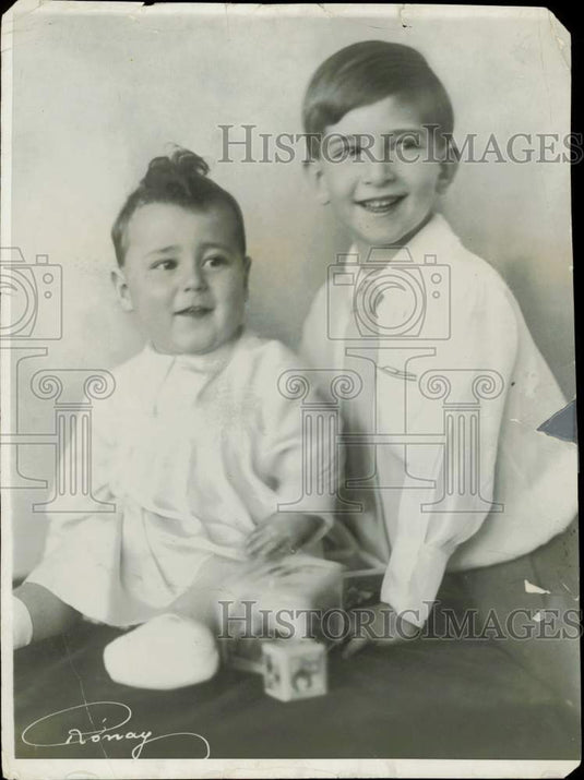 1929 Press Photo Yugoslavia's Prince Peter and his brother Prince Tomislav- Historic Images