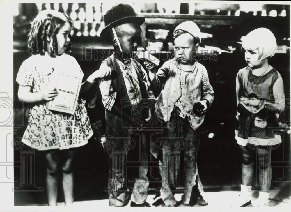 1993 Press Photo Young actors in a scene from &quot;Little Rascals&quot; comedy- Historic Images