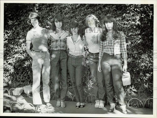 1980 Press Photo Members of the Friendship Force pose at Campinas Airport- Historic Images