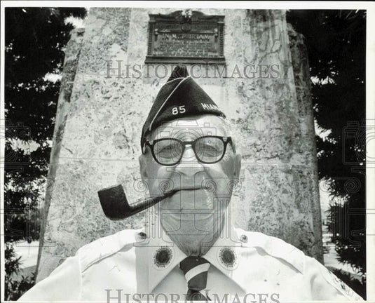 1982 Press Photo Sidney Pasternak, American Legion Post 85, Florida - lrb08716- Historic Images
