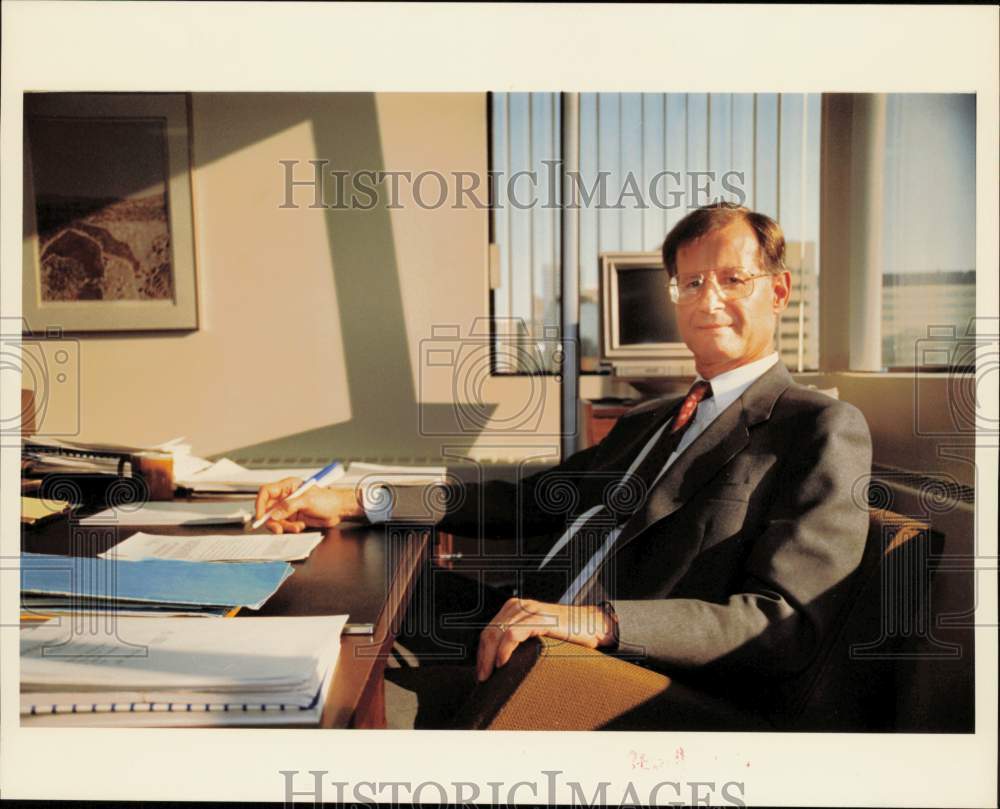 1991 Press Photo William Navasky, Social Sciences Researcher at Cherry Hospital- Historic Images