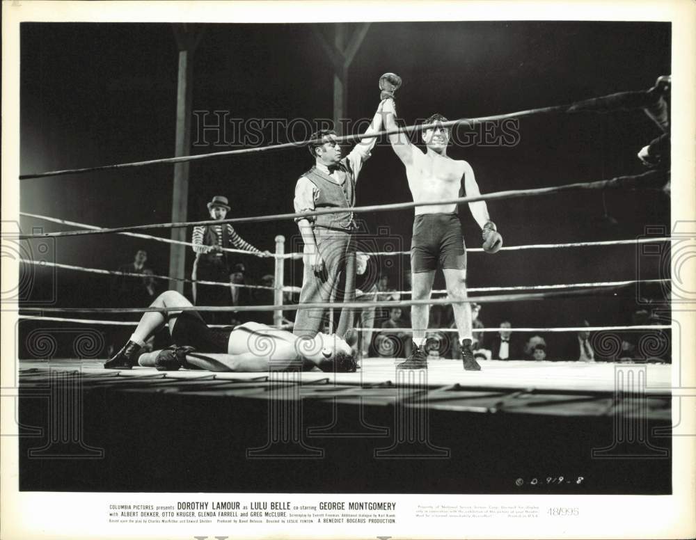 Press Photo George Montgomery in scene from &quot;Lulu Belle&quot; - lrb21677- Historic Images