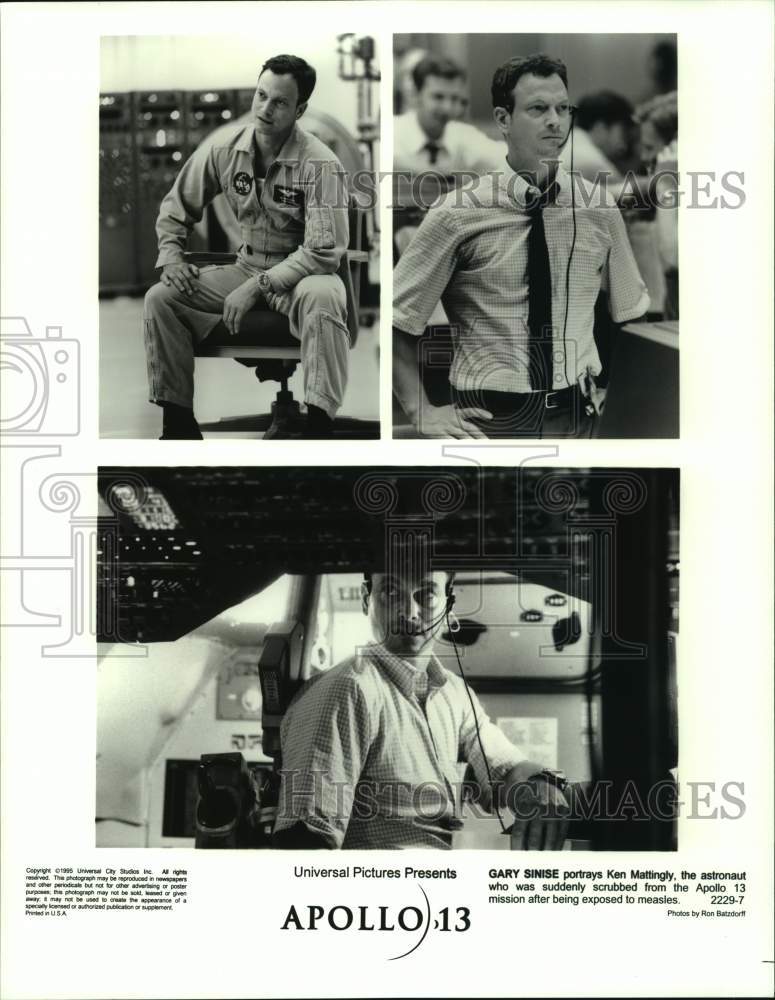 1995 Gary Sinise  as astronaut Ken Mattingly in &quot;Apollo 13&quot; - Historic Images