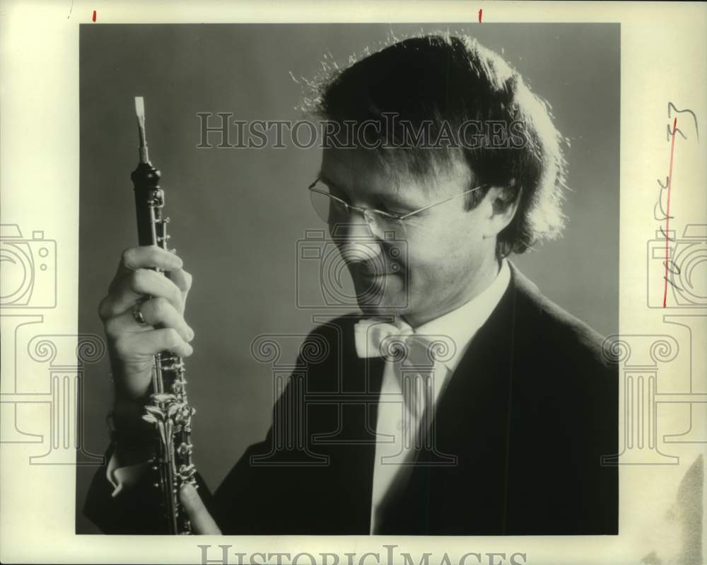 Heinz Holliger, Swiss oboist, composer and conductor - Historic Images