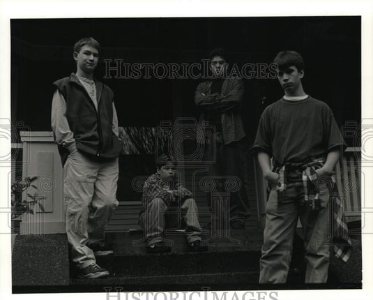 Press Photo The cast of "Sigourney Square" - lrp24594- Historic Images