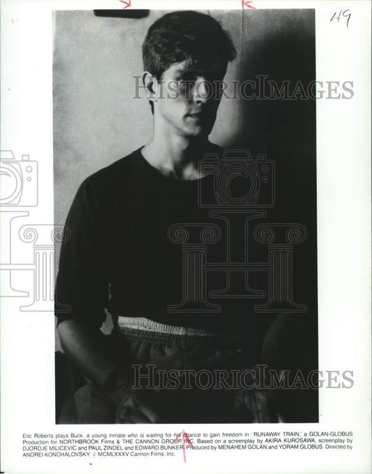 Press Photo Eric Robert Starring In "Runaway Train" - lrp29435- Historic Images