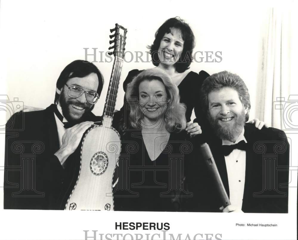 Press Photo Members of Hesperus, renaissance and folk music ensemble.- Historic Images